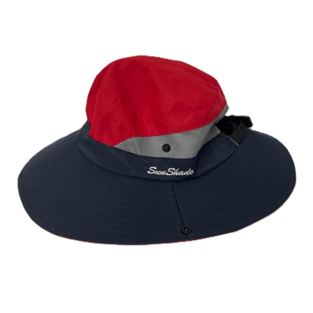 Sun Shade Hat Women Wide Brim Ponytail Sun Visor Summer Beach Cap